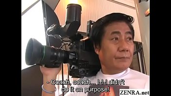 The real Naked Director JAV legend Toru Muranishi strolls onto an active set camera in tow to teach an embarrassed Rio Hamasaki and her oafish actor partner how to perform well with English subtitles