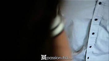 Passion-HD Two teens share one guy's cock and cum