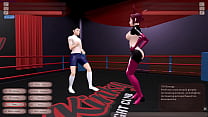 Kinky Fight Club [Wrestle sex game] Ep.1 anal deep fuck during a mixed fighting