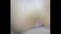 Rubbing my pussy before getting both holes fucked