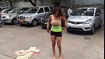 sri lanka women takes off some clothes in public